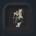 Thunderbolts* | Sentry Character Graphic Pappteller<br><div class="desc">Featuring the likeness of: Lewis Pullman | Bring a god-tier presence to your space with this stunning Sentry portrait. Capturing Bob’s transformation into the legendary hero, this design uses a stylized halftone finish and architectural gold lines to create a modern, cinematic look. Whether it’s for your office or your wardrobe,...</div>