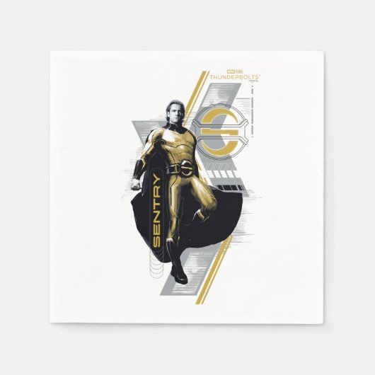 Thunderbolts* | Sentry Charakter-Grafik Serviette (Vorderseite)
