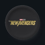 Thunderbolts* | *The New Avengers Logo Pappteller<br><div class="desc">Official-inspired logo for Marvel Studios' The New Avengers. This high-impact design features a textured gold title card with the iconic asterisk motif. Perfect for fans of the Thunderbolts and the future of the Marvel Cinematic Universe. High-quality graphic suitable for apparel,  posters,  and custom Marvel gifts.</div>