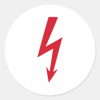 Thunderbolzen Runder Aufkleber
