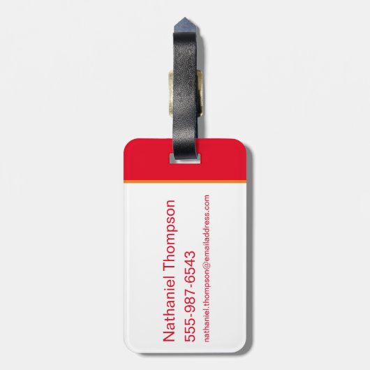 ThunderCats | Explosive Logo Graphic Gepäckanhänger (Rückseite vertikal)