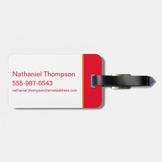 ThunderCats | Explosive Logo Graphic Gepäckanhänger (Rückseite horizontal)