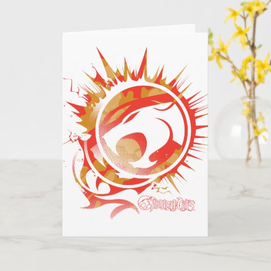 ThunderCats | Explosive Logo Graphic Karte (Gelbe Blume)