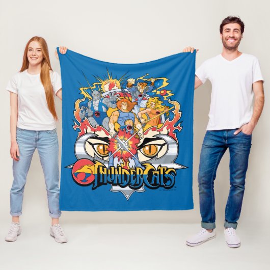 ThunderCats | Firey Group Graphic Fleecedecke (Beispiel)