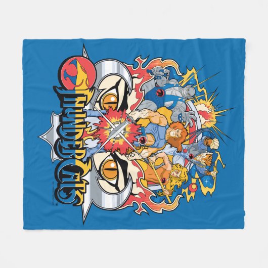 ThunderCats | Firey Group Graphic Fleecedecke (Vorderseite (Horizontal))