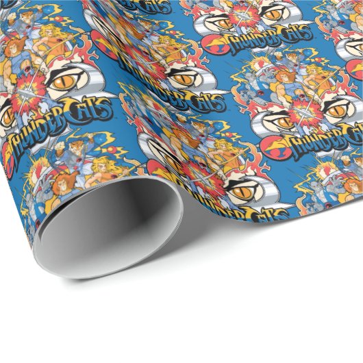 ThunderCats | Firey Group Graphic Geschenkpapier (Rolleneckpunkt)