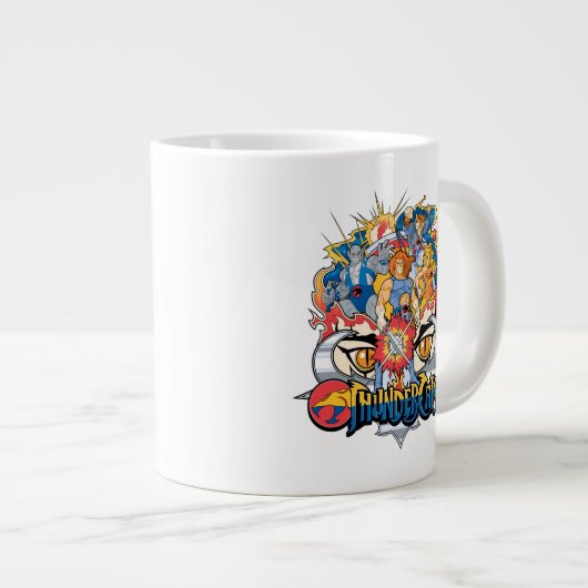 ThunderCats | Firey Group Graphic Jumbo-Tasse (Vorderseite Rechts)