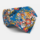 ThunderCats | Firey Group Graphic Krawatte (Gerollt)