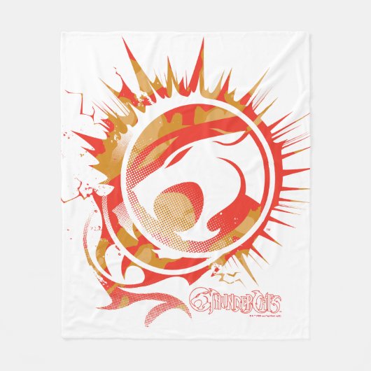 ThunderCats | Grafik für explosive Logos Fleecedecke (Vorderseite)