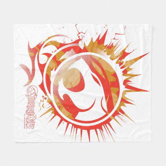 ThunderCats | Grafik für explosive Logos Fleecedecke (Vorderseite (Horizontal))