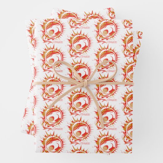 ThunderCats | Grafik für explosive Logos Geschenkpapier Set (Beispiel)