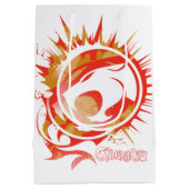 ThunderCats | Grafik für explosive Logos Mittlere Geschenktüte (Rückseite)