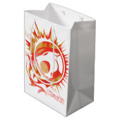ThunderCats | Grafik für explosive Logos Mittlere Geschenktüte (Rückseite Schrägansicht)