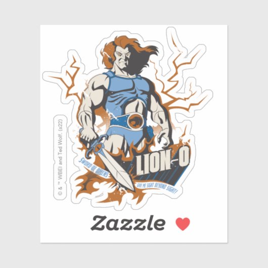 ThunderCats | Lion-O Electric Graphic Aufkleber (Blatt)