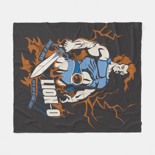 ThunderCats | Lion-O Electric Graphic Fleecedecke (Vorderseite (Horizontal))