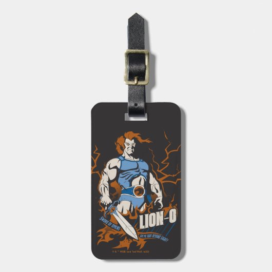 ThunderCats | Lion-O Electric Graphic Gepäckanhänger (Vorderseite vertikal)