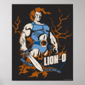 ThunderCats | Lion-O Electric Graphic Poster (Vorne)