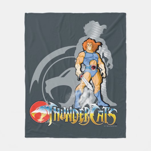 ThunderCats | Lion-O Halfttone Shadow Graphic Fleecedecke (Vorderseite)