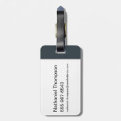 ThunderCats | Lion-O Halfttone Shadow Graphic Gepäckanhänger (Rückseite vertikal)