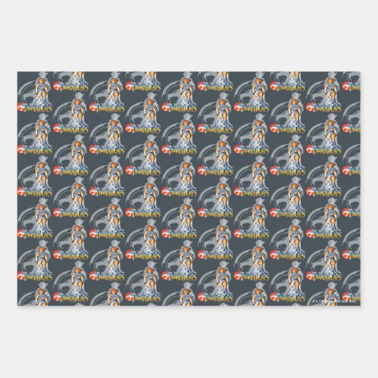 ThunderCats | Lion-O Halfttone Shadow Graphic Geschenkpapier Set (Vorderseite 2)