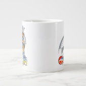 ThunderCats | Lion-O Halfttone Shadow Graphic Jumbo-Tasse (Vorderseite)