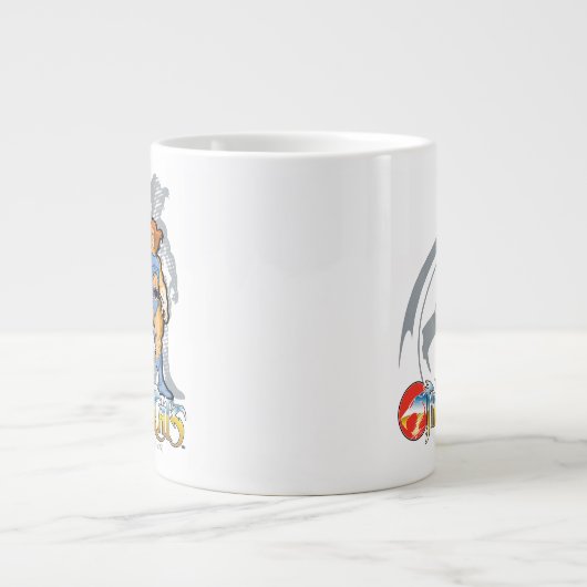 ThunderCats | Lion-O Halfttone Shadow Graphic Jumbo-Tasse (Vorderseite)