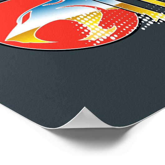 ThunderCats | Lion-O Halfttone Shadow Graphic Poster (Ecke)