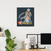 ThunderCats | Lion-O Halfttone Shadow Graphic Poster (Heimbüro)