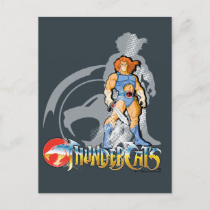 ThunderCats   Lion-O Halfttone Shadow Graphic Postkarte