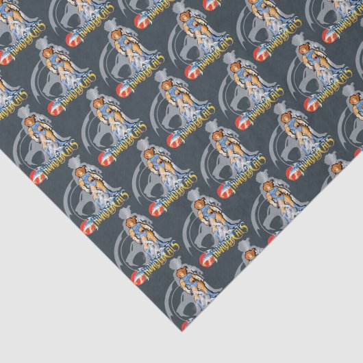 ThunderCats | Lion-O Halfttone Shadow Graphic Seidenpapier (Ausschnitt)