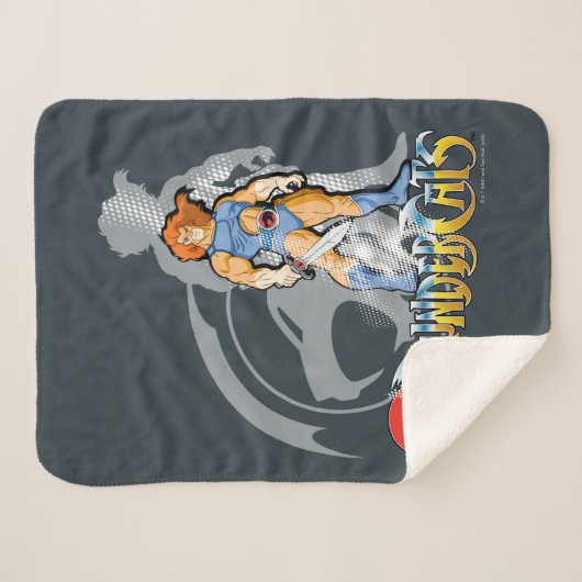 ThunderCats | Lion-O Halfttone Shadow Graphic Sherpadecke (Vorderseite (Horizontal))
