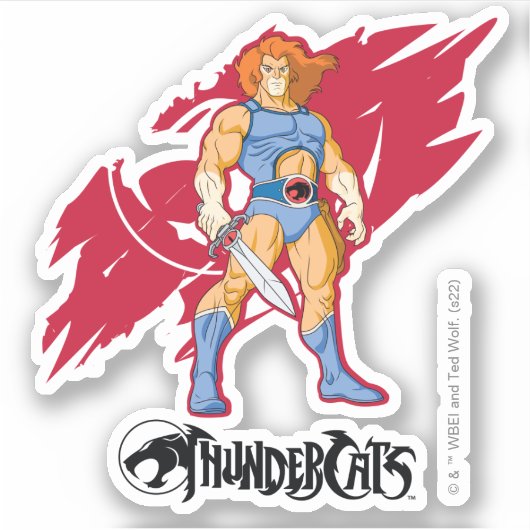 ThunderCats | Lion-O-Zeichen Grafik Aufkleber (Vorderseite)