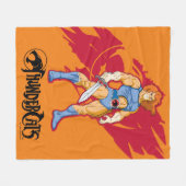ThunderCats | Lion-O-Zeichen Grafik Fleecedecke (Vorderseite (Horizontal))