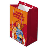 ThunderCats | Lion-O-Zeichen Grafik Mittlere Geschenktüte (Vorderseite Schrägansicht)