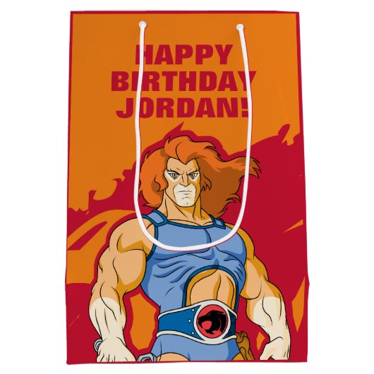 ThunderCats | Lion-O-Zeichen Grafik Mittlere Geschenktüte (Rückseite)