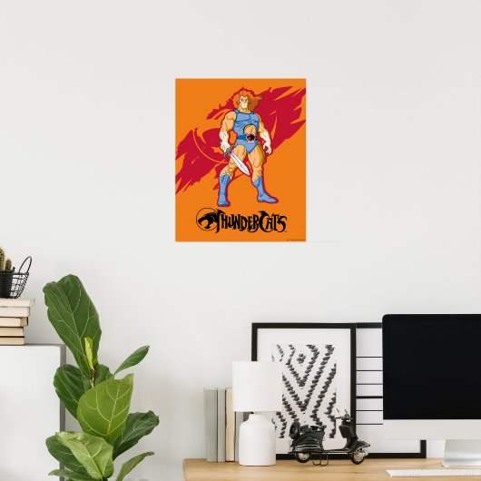 ThunderCats | Lion-O-Zeichen Grafik Poster (Heimbüro)