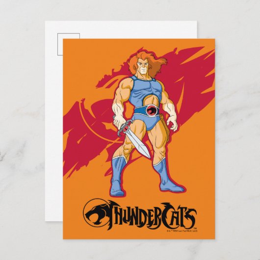 ThunderCats | Lion-O-Zeichen Grafik Postkarte (Vorne/Hinten)