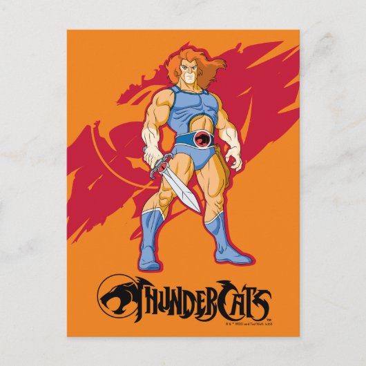 ThunderCats | Lion-O-Zeichen Grafik Postkarte (Vorderseite)