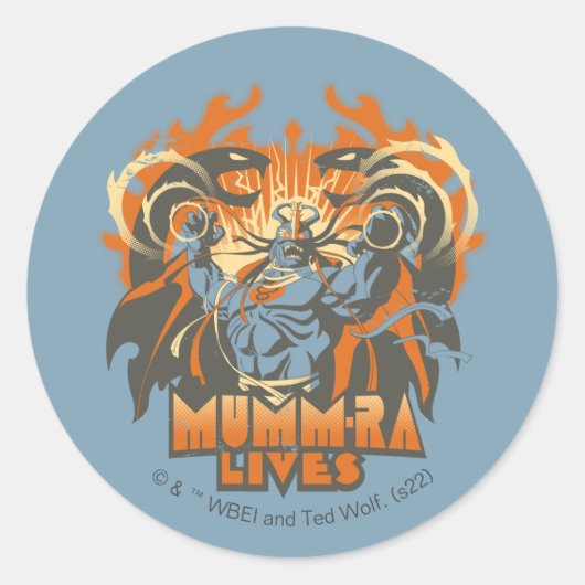 ThunderCats | Mumm-Ra Lives Runder Aufkleber (Vorderseite)