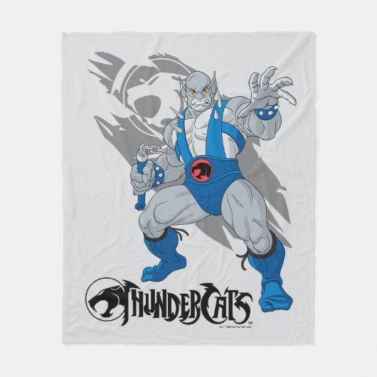 ThunderCats | Panthro-Zeichen Grafik Fleecedecke (Vorderseite)