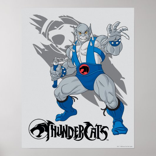 ThunderCats | Panthro-Zeichen Grafik Poster (Vorne)