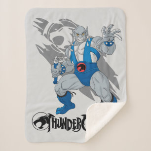ThunderCats   Panthro-Zeichen Grafik Sherpadecke