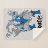 ThunderCats | Panthro-Zeichen Grafik Sherpadecke (Vorderseite (Horizontal))