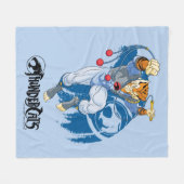 ThunderCats | Tygra-Zeichen Grafik Fleecedecke (Vorderseite (Horizontal))