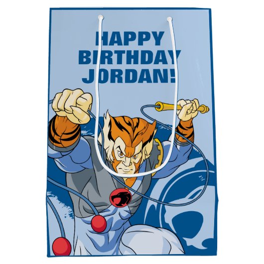 ThunderCats | Tygra-Zeichen Grafik Mittlere Geschenktüte (Rückseite)