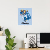 ThunderCats | Tygra-Zeichen Grafik Poster (Heimbüro)