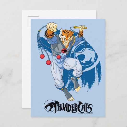 ThunderCats | Tygra-Zeichen Grafik Postkarte (Vorne/Hinten)