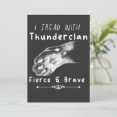 ThunderClan Pride-Krieger Katzen lieben Einladung (Stehend Vorderseite)