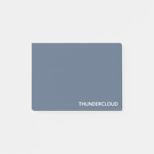 Thundercloud Blue-grey Colour Name Post-it Klebezettel