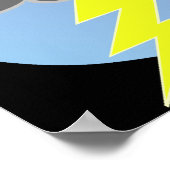 Thundercloud Rainbow Poster (Ecke)